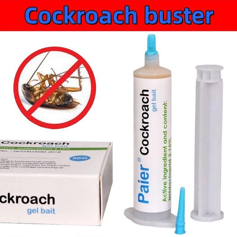 Indoor Cockroach Exterminator (1 tubes x 30g + 1 plungers + 2 tips)