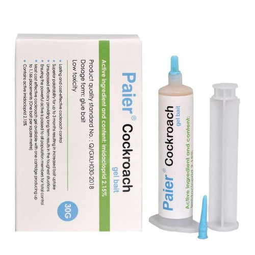 Indoor Cockroach Exterminator (1 tubes x 30g + 1 plungers + 2 tips)