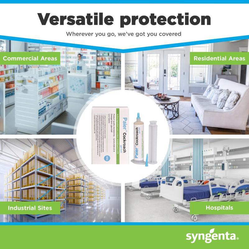 Indoor Cockroach Exterminator (1 tubes x 30g + 1 plungers + 2 tips)