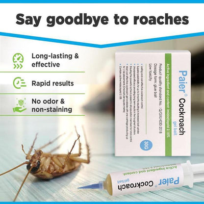 Indoor Cockroach Exterminator (1 tubes x 30g + 1 plungers + 2 tips)